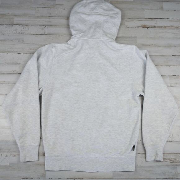 Motocross embroidered light gray Fox Racing Zip up hoodie jacket men's sz small - Picture 13 of 13